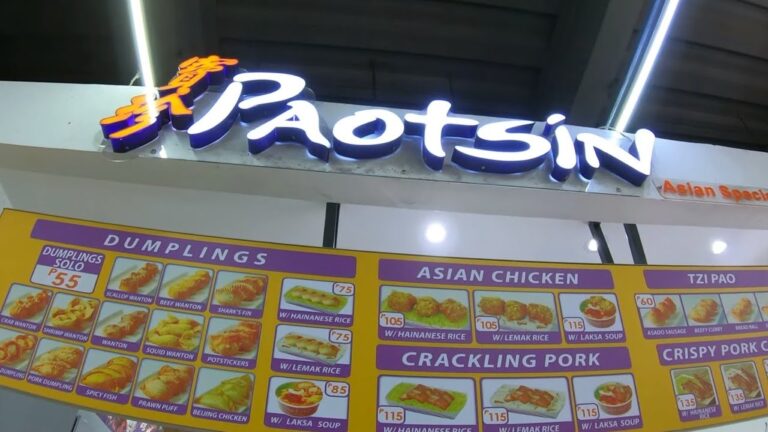 Paotsin Menu