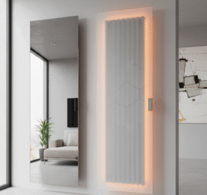 Mirror and Glass radiator